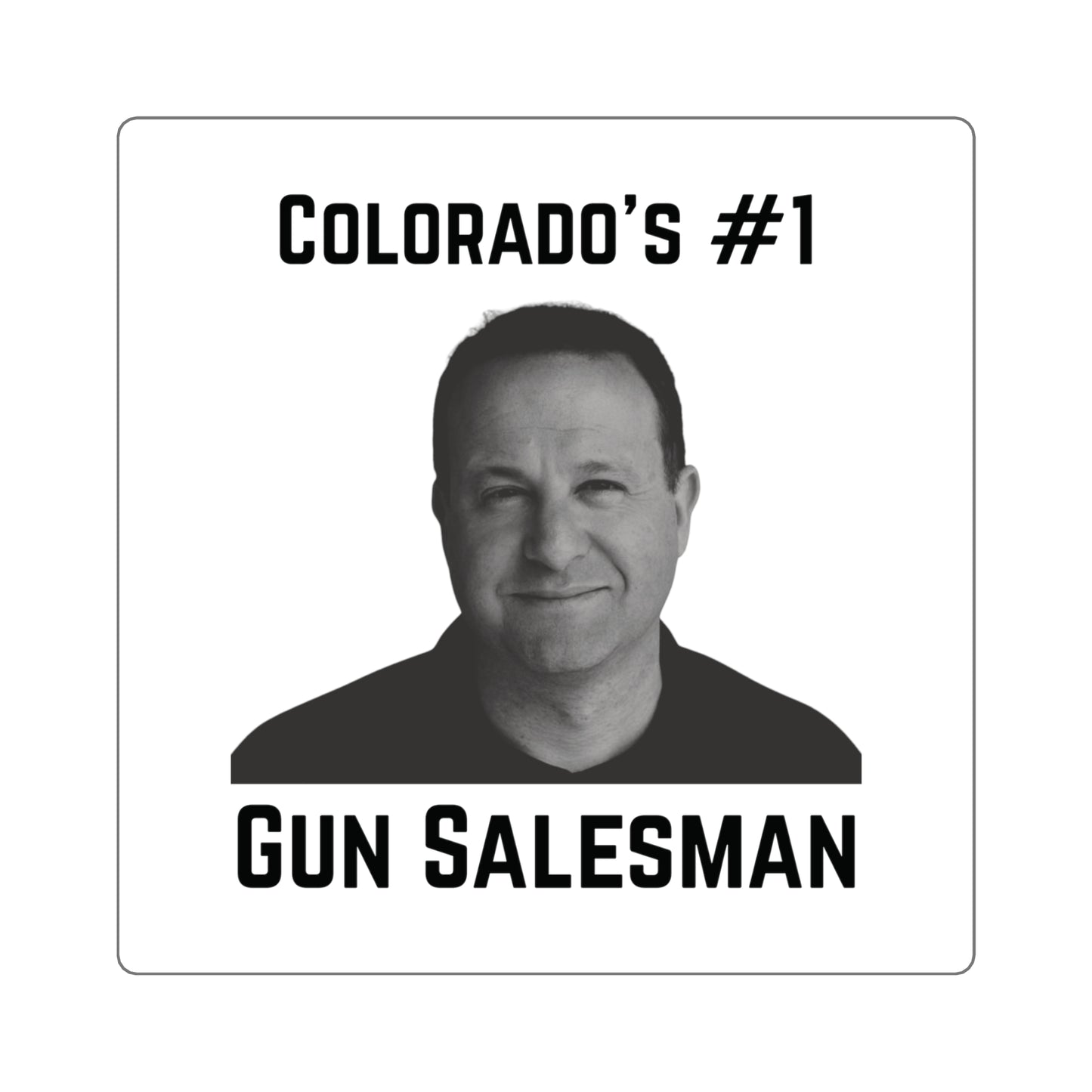 #1 Gun Salesman Sticker