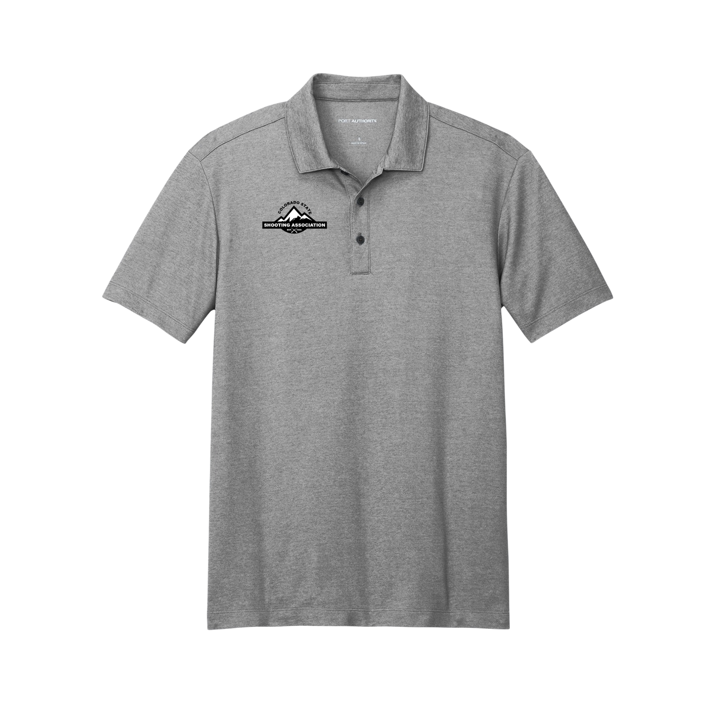 Embroidered CSSA Mountain Logo Polo Shirt