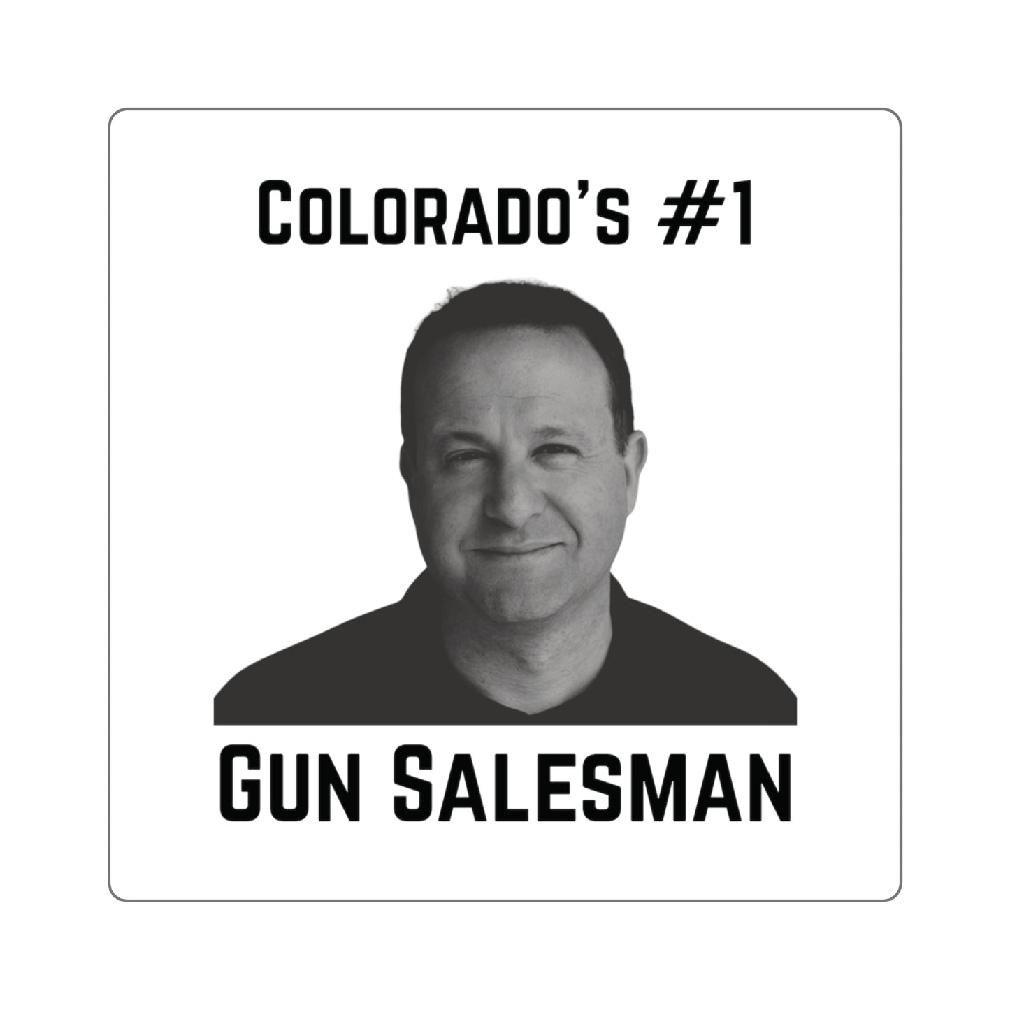 #1 Gun Salesman Sticker