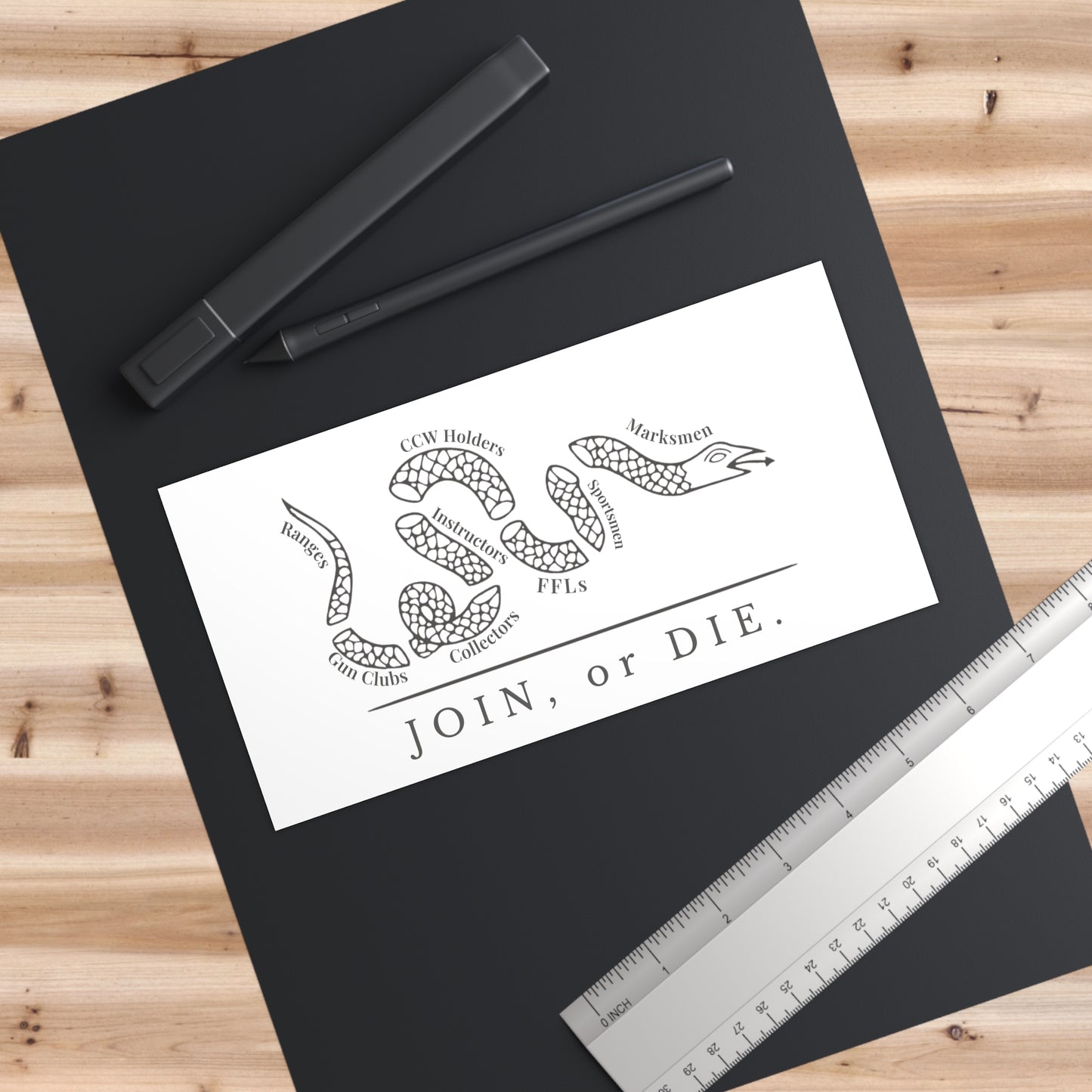 Join or Die Bumper Stickers